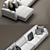 Frigerio Salotti DIVANI DAVIS CLASS: Elegant Comfort 3D model small image 3