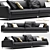 Elegant Davis Class Sofa: Frigerio Salotti 3D model small image 1