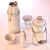 Kikkerland Camping Set: Thermos Flask with Leather Case & Shot Glasses 3D model small image 3