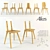 Sleek Tabu Chairs by Alias 3D model small image 1