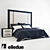 Luxury Elegance: Elledue Bed 3D model small image 2