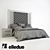 Luxury Elegance: Elledue Bed 3D model small image 3