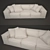 Blanche Melia - Stylish and Comfortable Sofa 3D model small image 3