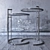 Elegant Eileen Gray Side Table 3D model small image 1