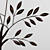 Whimsical Sapling Tree Sculpture 3D model small image 2