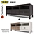 HEMNES TV Stand: Stylish and Functional 3D model small image 1