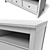 HEMNES TV Stand: Stylish and Functional 3D model small image 2