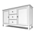 Sleek HEMNES Sideboard, Ikea - Modern Storage Solution 3D model small image 2