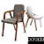 Elegant Porada Lolita Dining Chairs 3D model small image 1