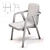 Elegant Porada Lolita Dining Chairs 3D model small image 3