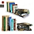 13 Book Collection: Textured Material, 2013 File & OBJ Included 3D model small image 1