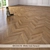 Brooklyn White Oak Parquet 3D model small image 2