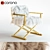 Cozy Tibetan Fur Chair 3D model small image 1