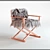 Cozy Tibetan Fur Chair 3D model small image 2
