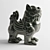 Majestic Fu Dogs Figurine 3D model small image 1