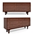 Mid-Century Grace: Glenn of California Dresser 3D model small image 3