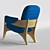 Candy Armchair: Sleek Modern Comfort 3D model small image 2