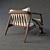 Midcentury Modern Lounge Chair - Milo Baughman 3D model small image 2