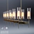 Elegant Alouette Chandelier: Exquisite Illumination 3D model small image 1