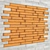 Versatile Brick Panel for Seamless Tile Design 3D model small image 3
