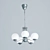 Modern Pendant Light with 5 Shades 3D model small image 2