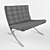 Barcelona Chair: High Quality, Textured 3D Model 3D model small image 3
