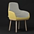 Contoured Comfort Chair 3D model small image 1
