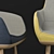 Contoured Comfort Chair 3D model small image 3
