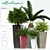 Sleek Lechuza CUBICO Planter 3D model small image 1