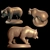 Roaming Bear Sculpture 3D model small image 1