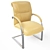 Italian Design Chair: Project Slitta 3D model small image 3