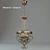 Elegant Gratacris Chandelier 3D model small image 1