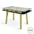 Sleek Square Table with Drawers 3D model small image 1