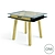 Sleek Square Table with Drawers 3D model small image 2