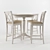 Classic American Drew Dining Set 3D model small image 1