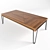 Sleek and Modern Coffee Table 3D model small image 1