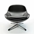 Versatile Veneto Armchair: Rotating Function, Customizable Options 3D model small image 2