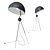 Modern Tripod Floor Lamp 3D model small image 1