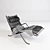FK 87 Grasshopper Lounge Chair 3D model small image 3