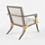 Elegant Comfort Armchair 3D model small image 2