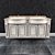 Caprigo Fresco 160 Double Sink Cabinet 3D model small image 1