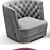 Elegant Frigerio Armchair 3D model small image 2