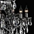 ChampaNero Osgona Contemporary Chandelier 3D model small image 2