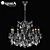 ChampaNero Crystal Pendant Light 3D model small image 1