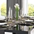 Elegant Table Settings: Essential Appointments 3D model small image 1