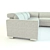 Compact and Stylish Natuzzi Sofa 3D model small image 2