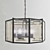 Modern Classic Chandelier: Suspension Rotate 3D model small image 1