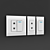 Versatile Furniture Switches & Sockets 3D model small image 2