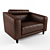 Italian Duke Armchair: Stylish and Comfortable 3D model small image 1