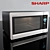 Sharp R-451ZS: Roomy 1.3 Cu. Ft. Microwave 3D model small image 1